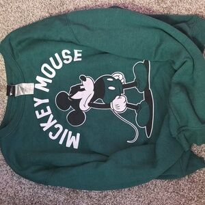 Disney Green Mickey Mouse Sweatshirt